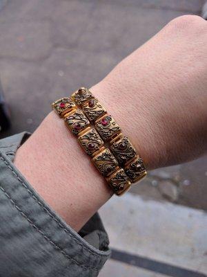 Fantastic garnets in Victorian bracelets