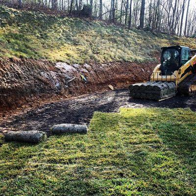 Sod installation