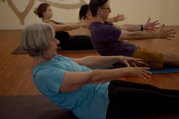 In addition to copious yoga classes, we offer Pilates and meditation classes, too.