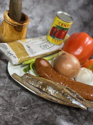 Haitian Spaghetti Preparation