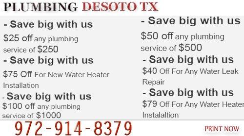 Plumbing Desoto TX