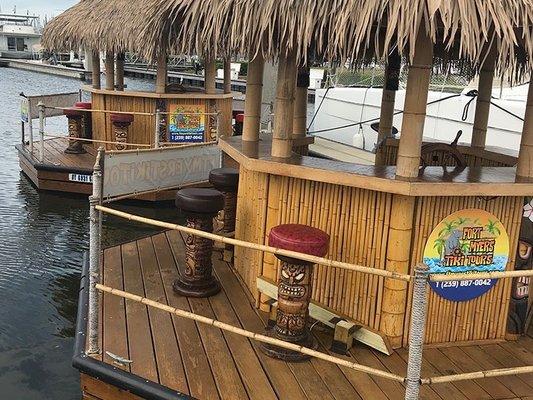 Tiki Bat floating bar