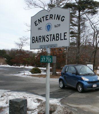 Entering Barnstable from Mashpee.