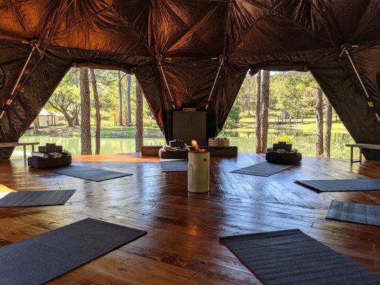 Yoga Dome Interior