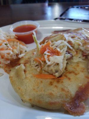 Getting my pupusa fix!