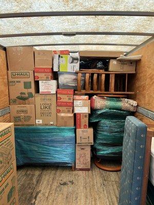 Loading the truck/playing Tetris