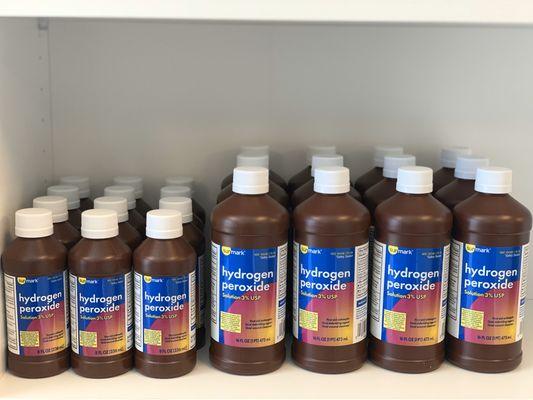 Hydrogen Peroxide Available in 8oz and 16oz bottles!