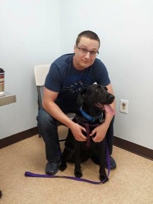 Eli and Luna at Hillendale Animal Hospital