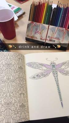 Drink and Draw (+color)!