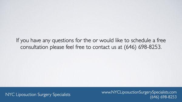 NYC Liposuction Surgery Specialists - Contact Information