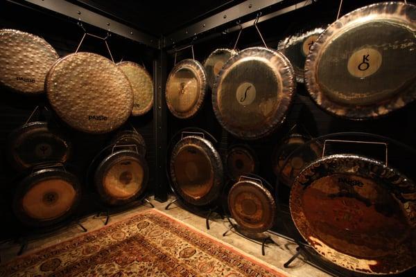 We stock every Paiste Gong! This is a shot of the Memphis Gong Chamber (sale by appointment only).