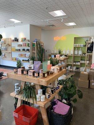 A Black-owned shop, it carries a variety of sustainable home, skincare and cleaning products plus local art and jewelry.