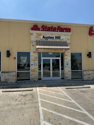 Exterior office of State Farm Agent Austen Hill