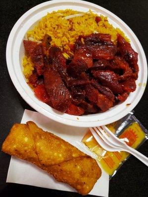 Boneless Spareribs with Egg Roll!!