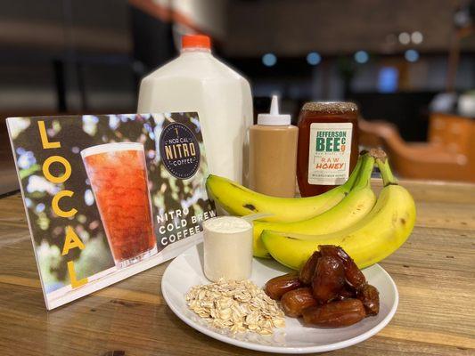 We have all the essentials for a Legendary Breakfast Shake!