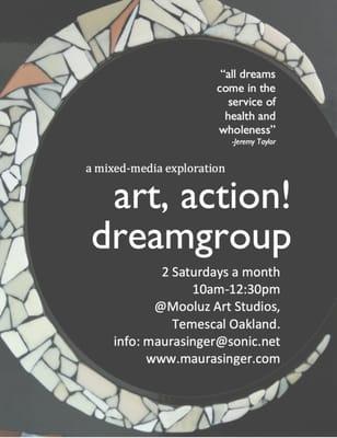 Art, action! Dreamgroup flyer