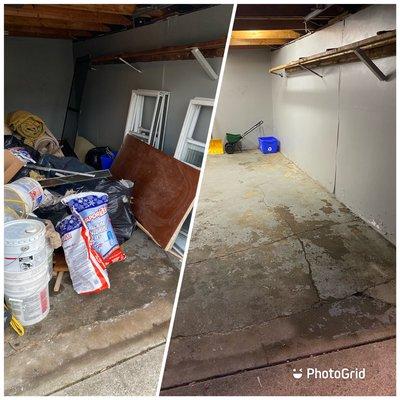 Garage clean-out in Uniondale