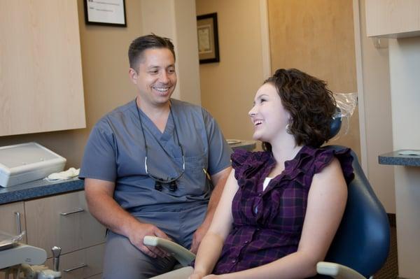 Dr. Blackwell and a happy patient