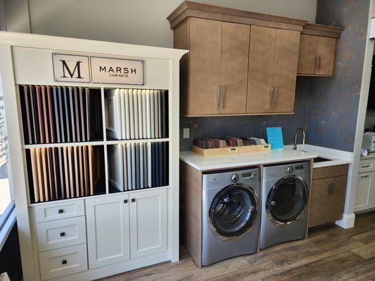 WE OFFER MANY BRANDS INCLUDING MARSH CABINETRY