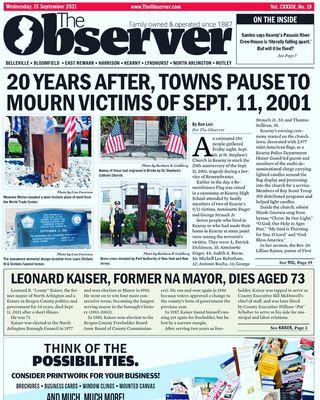 September 15th edition read e-edition www.theobserver.com