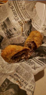 Cheesesteak eggroll