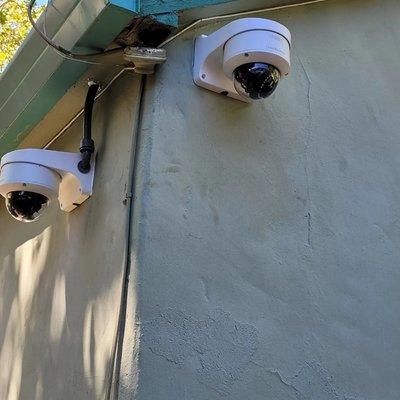 Installation of Live Guard Video Monitoring Cameras for a residence. #videomonitoring #sacramento #security #cameras