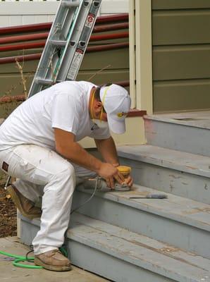 We stay away from new construction so our painters stay focused on the special details of preperation