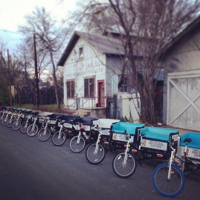 Austin's premier pedicab advertising service