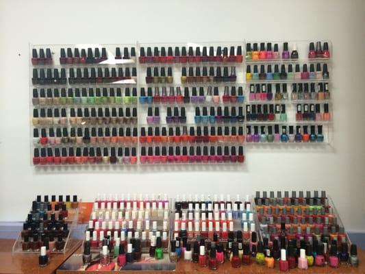 Nail polish choices