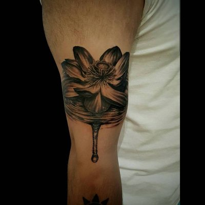 Dripping lotus on Peter by Delvirus