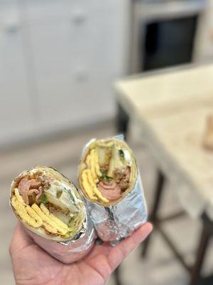 Breakfast burrito!