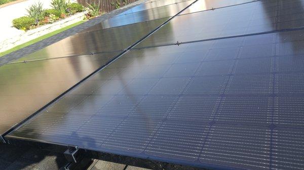 After Brent cleaned my solar panels! Excellent customer service and quality of product.