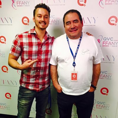 Co-Owner Nick,  Chilling  And Talking Kiffles with the one and only Emeril Lagasse!