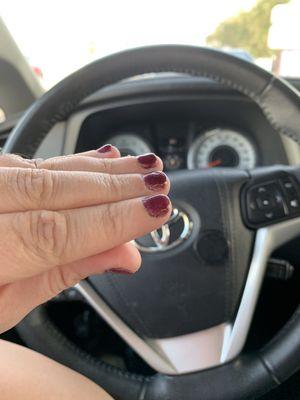 HORRIBLE Gel manicure