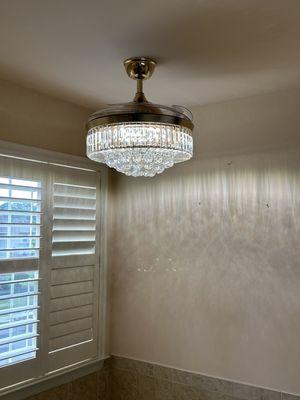 Master Bath Chandelier