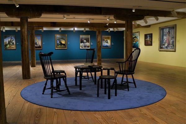 Brandywine Museum of Art in Chadds Ford, Pennsylvania - Wyeth Gallery Space.