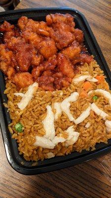 Dinner Combo - Orange Chicken with Chicken Fried Rice