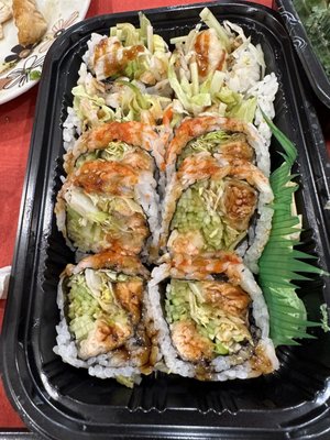 Salmon tempura roll