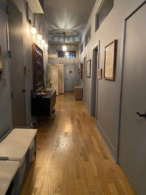 Treatment room hall