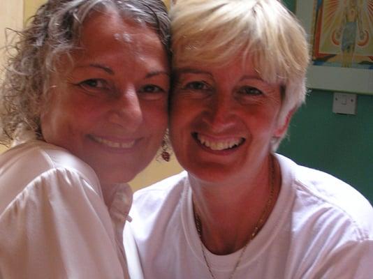 With teacher Linda O'Neill in Ireland 2006