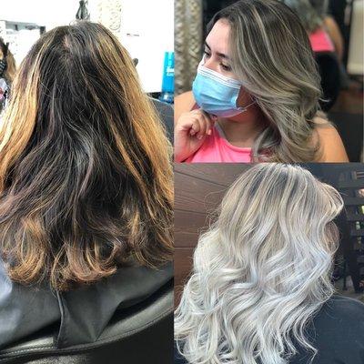 My amazing hair transformation   Thank you Blanca for saving my hair!!!