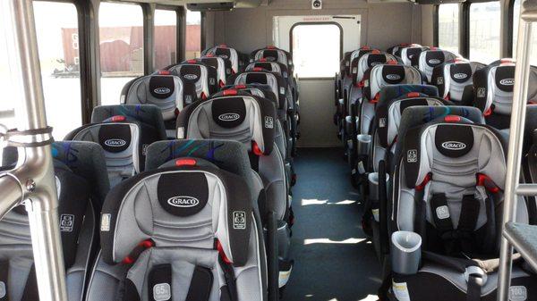 They have a prison bus just for babies.  The ones they don't lose track of.