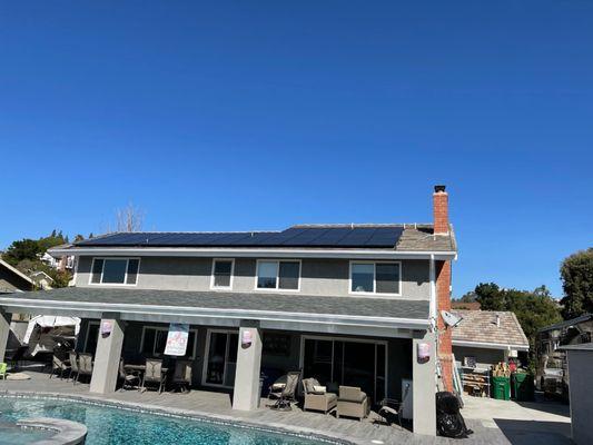 44 PANASONIC 325W PANELS WITH ENPHASE IQ7X MICROINVERTERS, SOLAR INSTALLATION IN SANTA ANA, CA