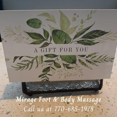 Welcome to Mirage Foot & Body Massage