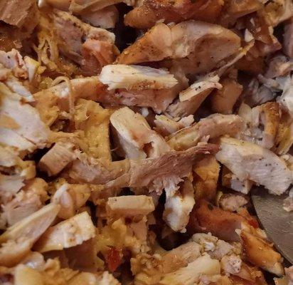 Chopped Smoked Chicken for Nachos