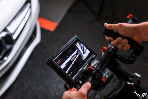 Steve piloting our Ronin + RED. Working with Mercedes-Benz USA, we were tasked to film Mercedes-Benz of Gilbert's AMG Performance Center.