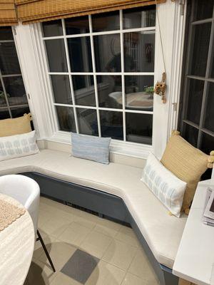 Window seat made for a home in Newton ,MA