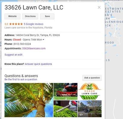 33626 Lawn Care