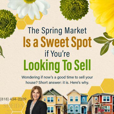 The Spring Market is a sweet spot if you're looking to sell.