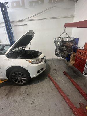 Engine replacement